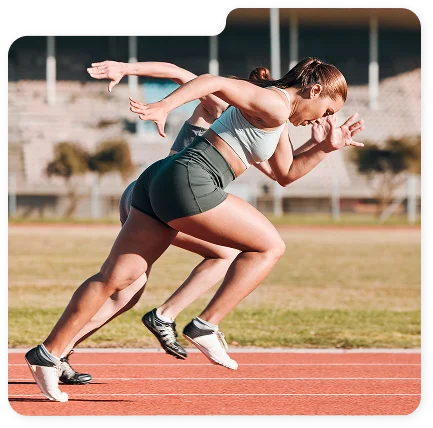 Deux athlètes ont pris le départ de la course de sprint